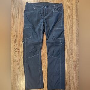 Kuhl Black Cargo Pants with Performance Fabric